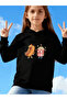 Children's Hooded Printed Sweatshirt