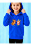 Children's Hooded Printed Sweatshirt
