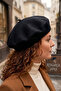 Vintage Style Women's French Felt Painter Beret