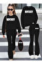 Girl's Crew Neck Sweatshirt and Spanish-Cut Leggings Set