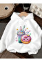 Children's Hooded Printed Sweatshirt