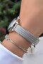 Original Minimal Silver Color Women's Wristwatch – |   Bracelet with Gift |   2 Years Warranty - 5