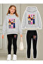 Girl's Crew Neck Sweatshirt and Leggings Set