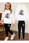 Girl's Crew Neck Sweatshirt and Leggings Set