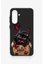 Samsung A56 Compatible Hello Cat Patterned Silicone Case - 2