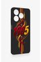 Realme C63 Compatible Yellow Red Ivy Patterned Silicone Case - 3