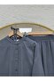 Fergül Hakim Collared Tunic Long Pants Set-Ey963 Anthracite - 3
