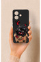 Vivo V60 Lite Compatible Hello Cat Patterned Silicone Case