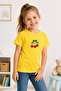 Girl's Mixed Printed Cotton Combed Cotton T-Shirt - 3