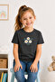 Girl's Mixed Printed Cotton Combed Cotton T-Shirt