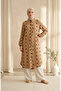 Shirt Collar Pompom Detailed Tunic 0352-04 Milk Coffee