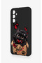 Samsung M34 Compatible Hello Cat Patterned Silicone Case - 4