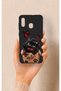 Samsung A20-A30 Compatible Hello Cat Patterned Silicone Case