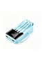 Portable 20000mAh power bank, supporting 22.5W fast charging, lightweight and easy to carry, available in black and blue, compatible with multiple devices, brand new model. - 3