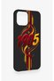 iPhone 12-12Pro Compatible Yellow Red Ivy Patterned Silicone Case - 3
