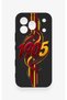 Honor 600 Pro Compatible Yellow Red Ivy Patterned Silicone Case - 2