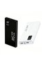 Thin portable 10000mAh power bank, supporting 22.5W fast charging, lightweight and portable, available in black and white, compatible with multiple devices, brand new model.