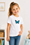 Girl's Mixed Printed Cotton Combed Cotton T-Shirt - 3