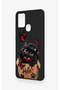 Samsung A21S Compatible Hello Cat Patterned Silicone Case - 4