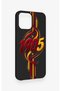 iPhone 12 Pro Max Compatible Yellow Red Ivy Patterned Silicone Case - 3