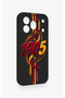 Honor 600 Pro Compatible Yellow Red Ivy Patterned Silicone Case - 3