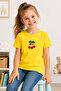 Girl's Mixed Printed Cotton Combed Cotton T-Shirt - 2