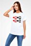 Canadian Leaves Pattern Printed T-Shirt - 3