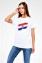 Croatia Flag Brushstroke Printed T-Shirt - 3
