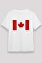 Canada Flag Maple Leaf Printed T-Shirt