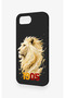 iPhone 16E Compatible Yellow Red 1905 Lion Pattern Silicone Case - 4