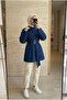 Women's Trend Belt Detailed Oversize Shirt Tunic - 2