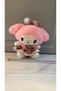 Cute Kuromi and My Melody Plush Toy in Plaid Dress 30 cm - Soft Figure Doll for Gift 30 cm with Dress - Birthday Gift Doll for Lover - 2