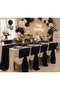 Chiffon Chair Ornament Bow Sash-Wedding Engagement Henna Bride Party Organization Decor 75*190 (1 Pc) - 2