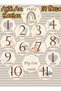 Baby Memory Cards Set 14 Pieces Boho Monthly Photo Shoot Cards Newborn Gift Bohemian Baby Monthly Development Cards - Hello World & My First Tooth Concept Card - 6