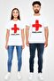 England Brushstroke Cross Flag Printed T-Shirt - 4