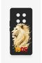 Honor Magic 7 Lite 5g Compatible Yellow Red 1905 Lion Pattern Silicone Case - 3
