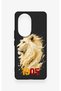 Honor 200 Pro 5g Compatible Yellow Red 1905 Lion Pattern Silicone Case - 2