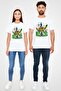Brazil Themed Drum and Feathers Printed T-Shirt - 4