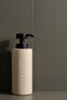 Elara 750 ml Shampoo Dispenser with Embossed Lettering, Black Pump - 2