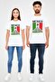 Mexican Flag and Mayan Pyramid Printed T-Shirt - 4