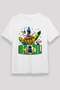 Brazil Themed Drum and Feathers Printed T-Shirt