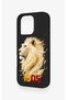 iPhone 16 Pro Compatible Yellow Red 1905 Lion Pattern Silicone Case - 4