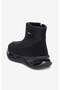 Women's Parachute Boots Nubuck Detailed Zippered Casual Gia Black - 3