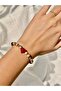 And Murano Glass Heart Detailed Bracelet
