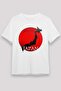 Japan Map and Sun Printed T-Shirt