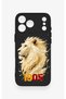iPhone 17 Pro Max Compatible Yellow Red 1905 Lion Pattern Silicone Case - 2