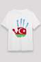 Azerbaijan Flag Handprint Printed T-Shirt