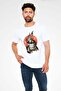 Samurai Helmet and Red Sun Printed T-Shirt - 2