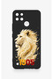 Realme C21Y Compatible Yellow Red 1905 Lion Pattern Silicone Case - 2
