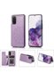 Phone Case Samsung Galaxy A53 Mandala Patterned Leather Look Protective (Purple)